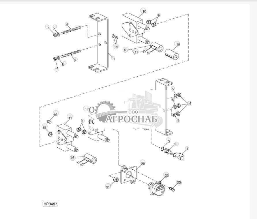 Solenoid Control Valve Module Assembly And Mountings 